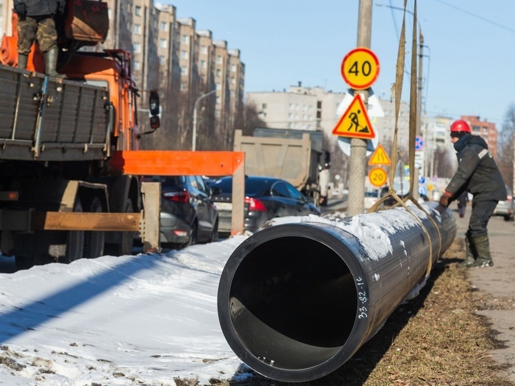 В Архангельске завершается строительство кольцевого водовода