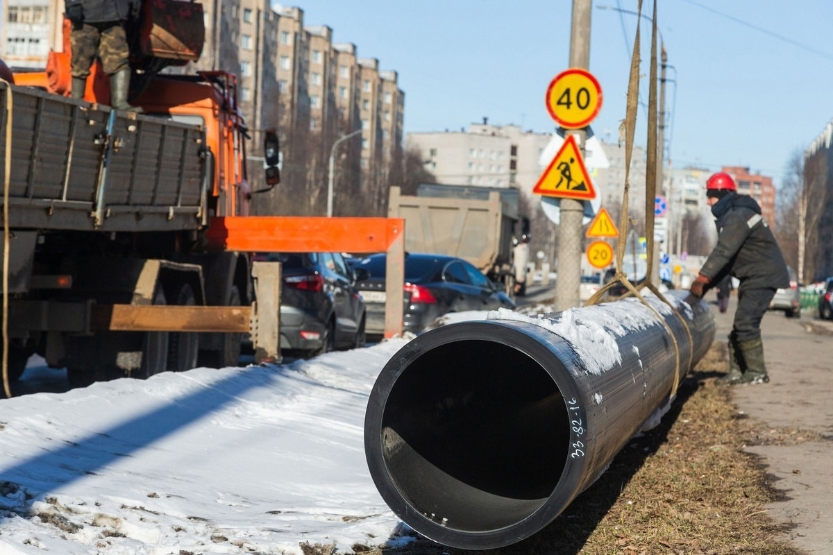 В Архангельске завершается строительство кольцевого водовода