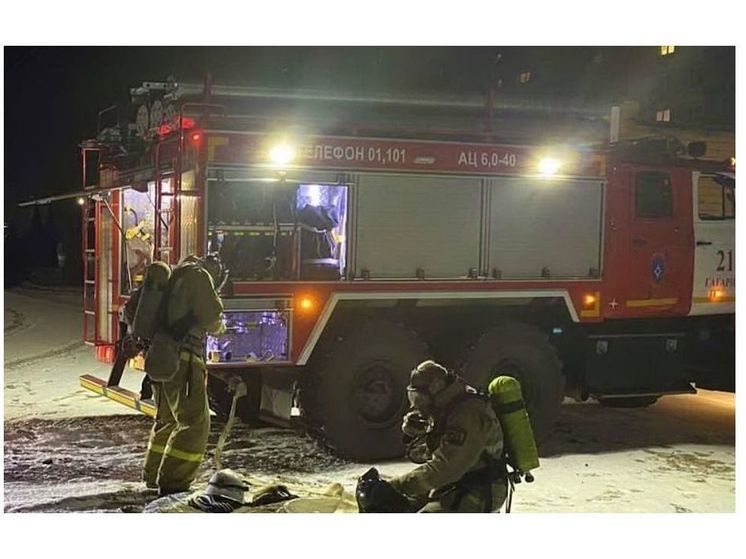 В Гагарине горел антенный пост