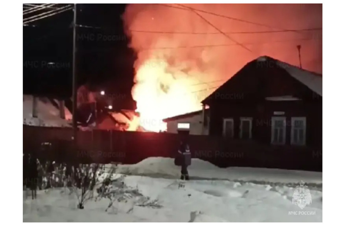 В ночь на 20 декабря костромские пожарные тушили баню на ул.Сосновой