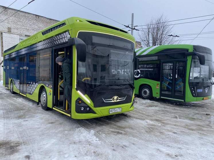 Электробус «Генерал» вышел в тестовом режиме на маршрут «Курск-Курчатов»