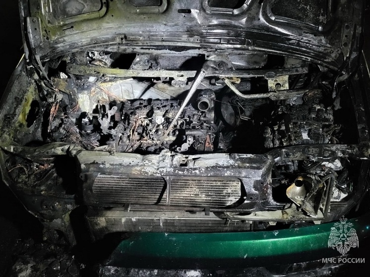 В Кардымовском районе горел «Фиат»