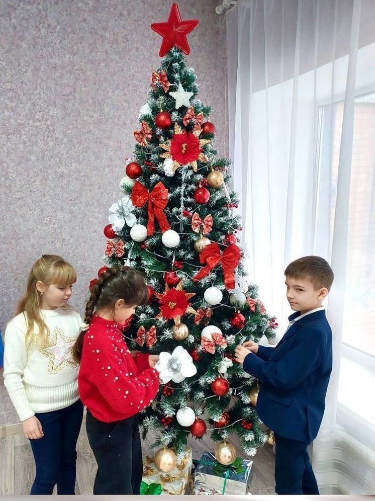 Новогодние ели от КЧР украсили школы и детские сады Старобельского района ЛНР