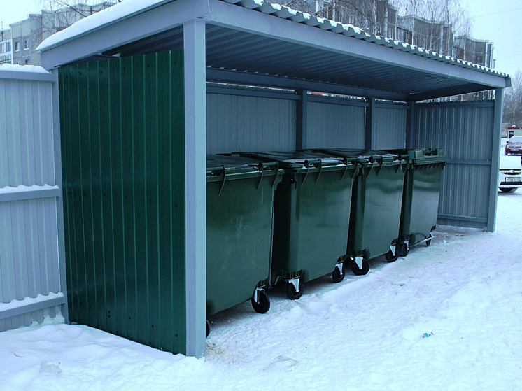 В Коряжме появились новые контейнерные площадки