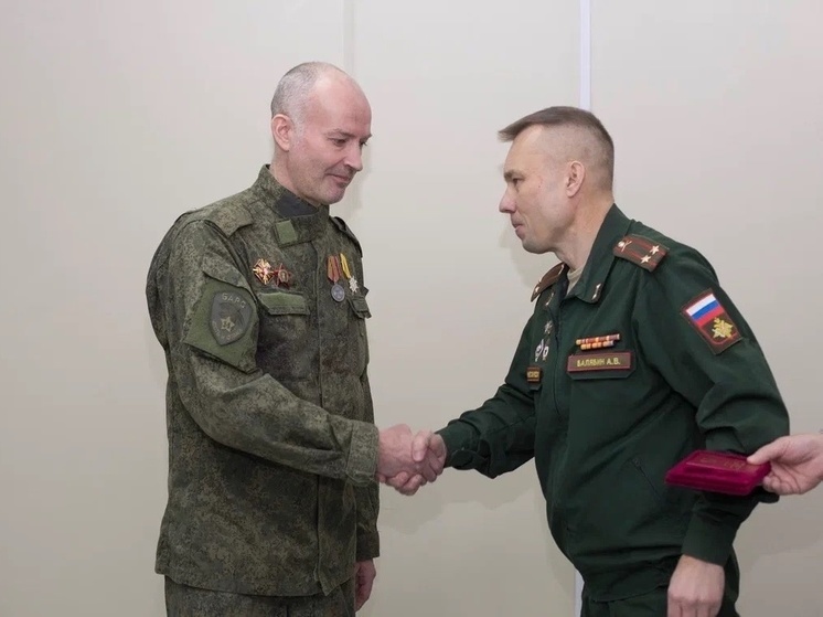 Сотрудник "Транспорта Верхневолжья" награжден медалью за участие в СВО