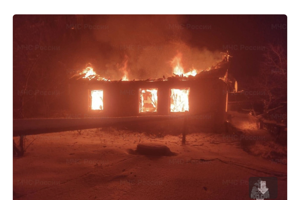 В Дорогобуже произошло возгорание бани