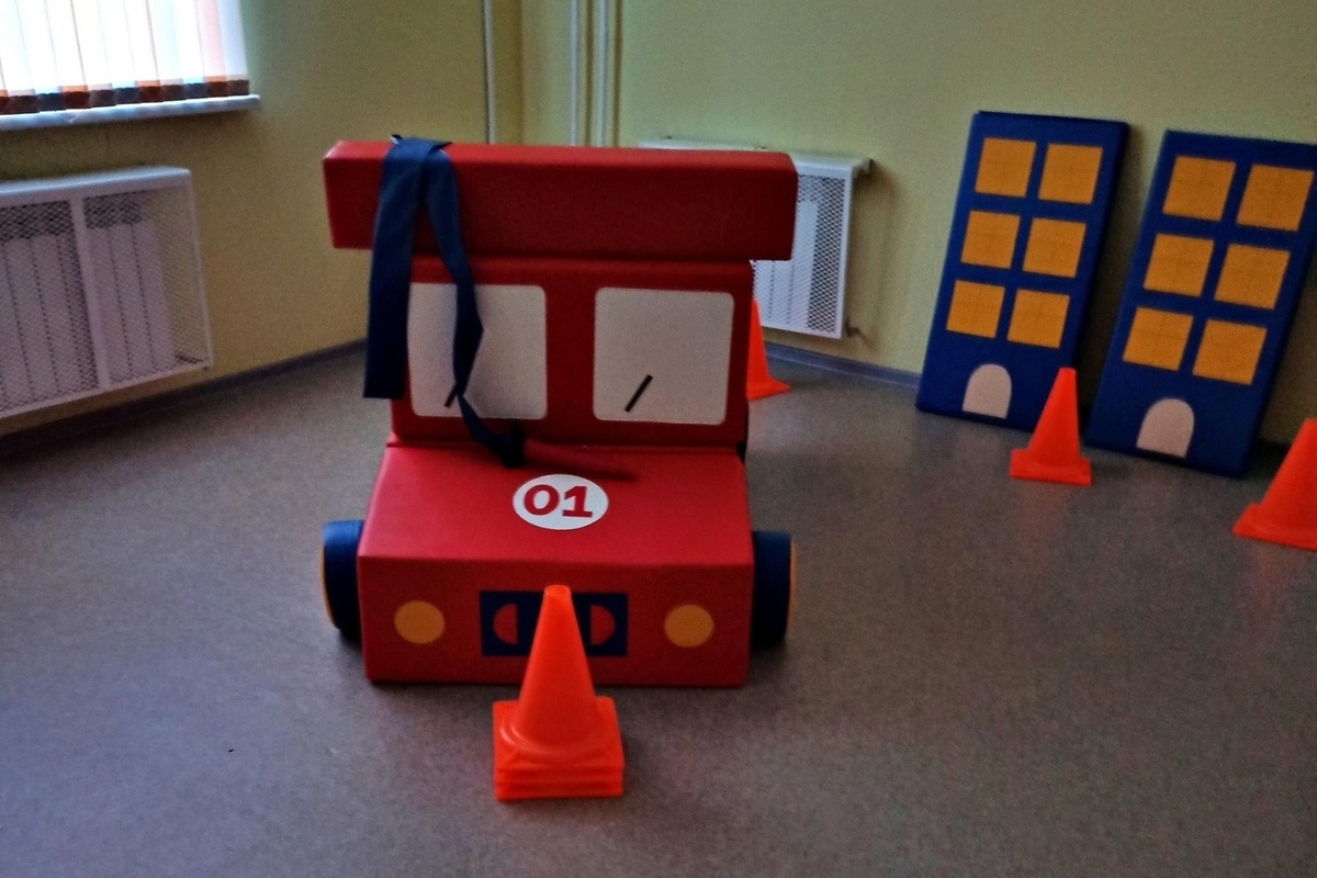 В детском саду Мезени открыли игровую комнату пожарных