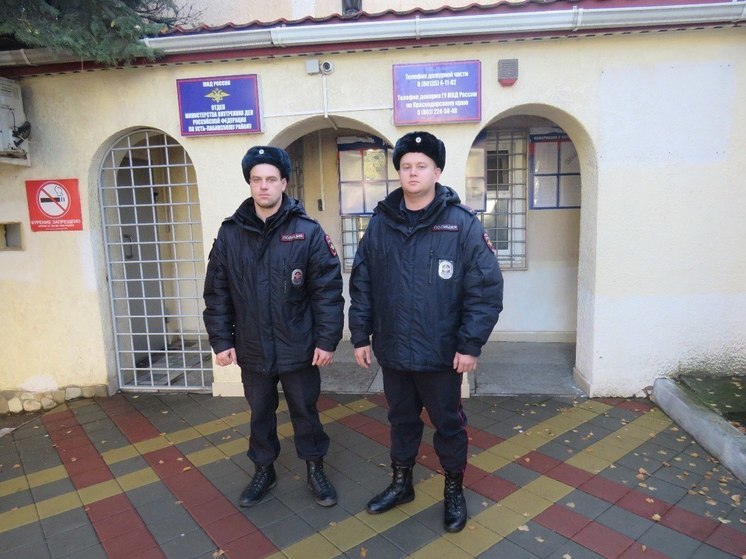В Усть-Лабинске полицейские спасли женщину от самоубийства