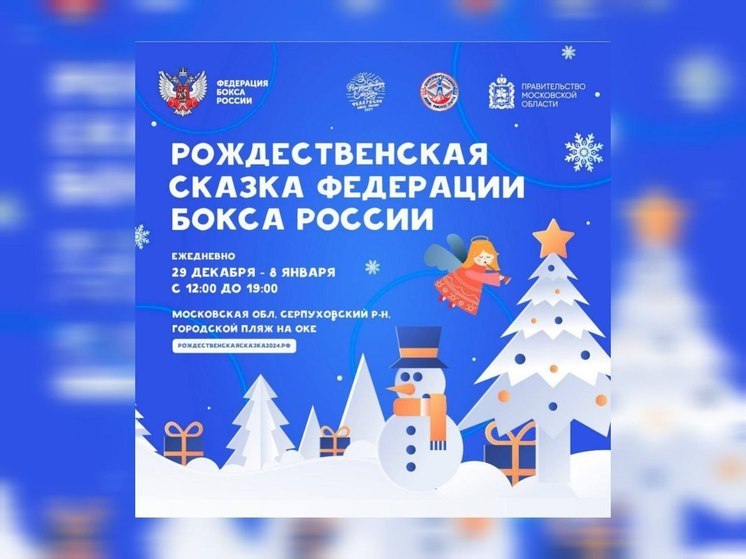 Сказочная новогодняя елка от Федерации бокса России пройдет в Серпухове‎
