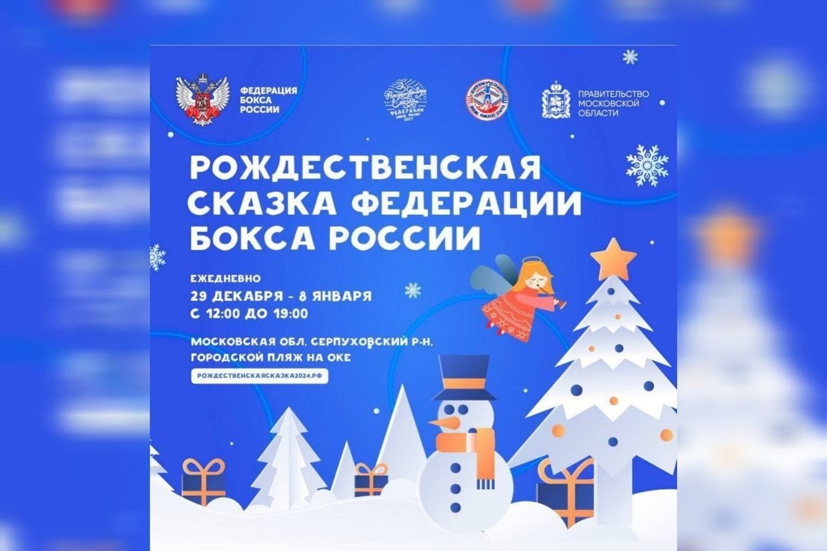 Сказочная новогодняя елка от Федерации бокса России пройдет в Серпухове‎