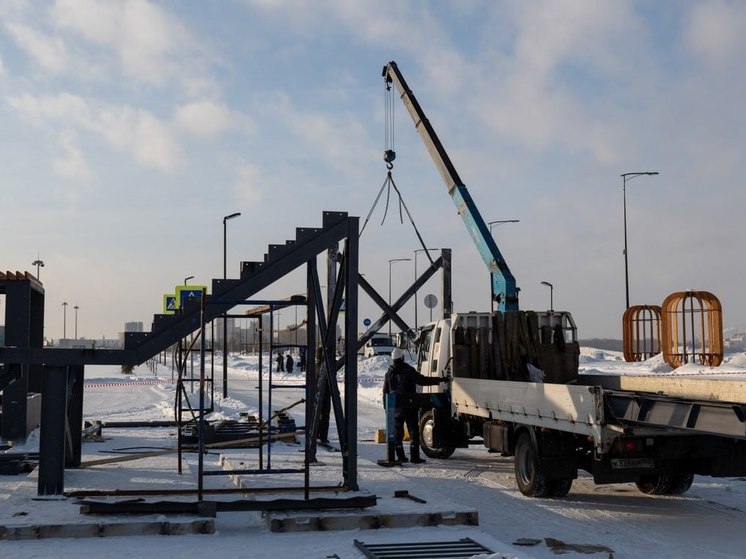 В Кемерове на новой набережной Томи построят мост через самый протяженный каток