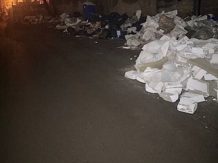 Ростовчане пожаловались на свалку за сквером на Оганова