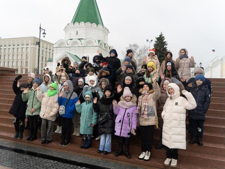 Более 40 школьников из Харцызска приехали в Нижний Новгород на каникулы