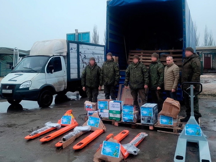 Курским мобилизованным и батальону «Сейм» передали гуманитарный груз