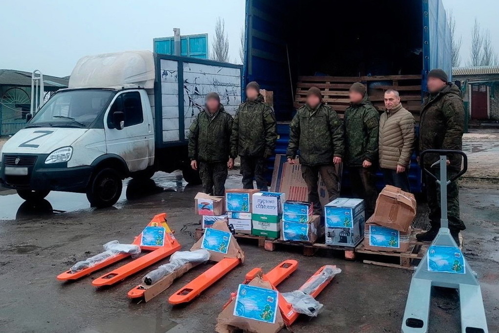 Курским мобилизованным и батальону «Сейм» передали гуманитарный груз