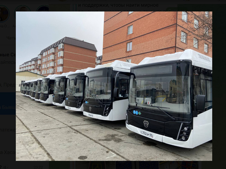 18 новых автобусов появятся в дагестанской столице