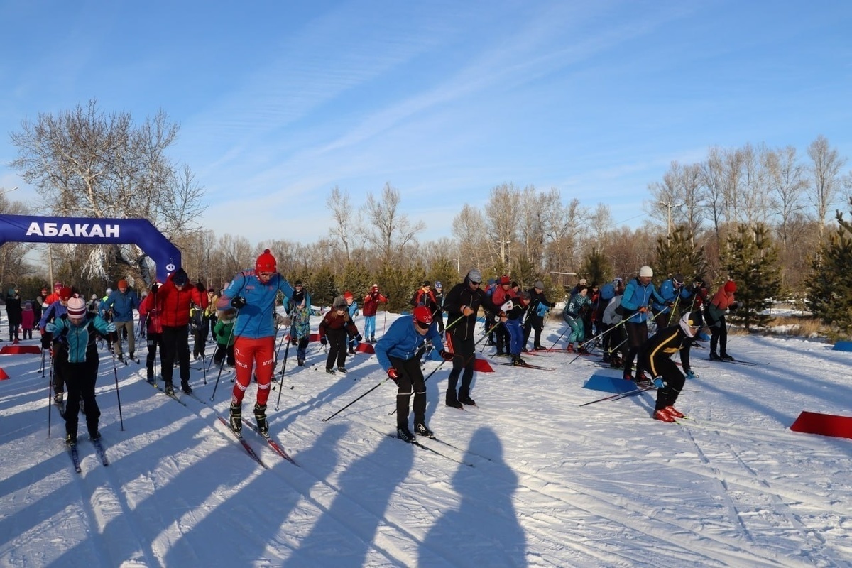A new ski slope has been opened in Abakan