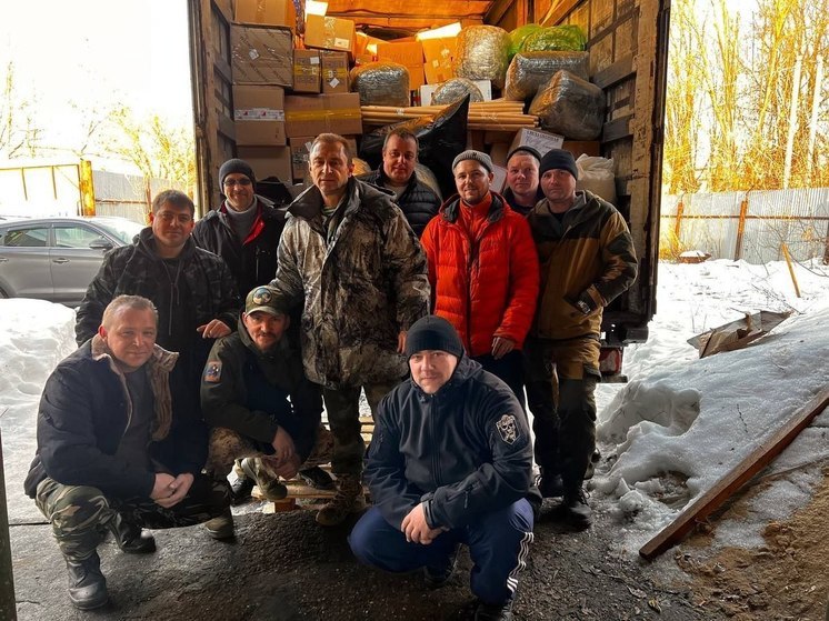 Серпуховичи отправили десять тонн гуманитарного груза