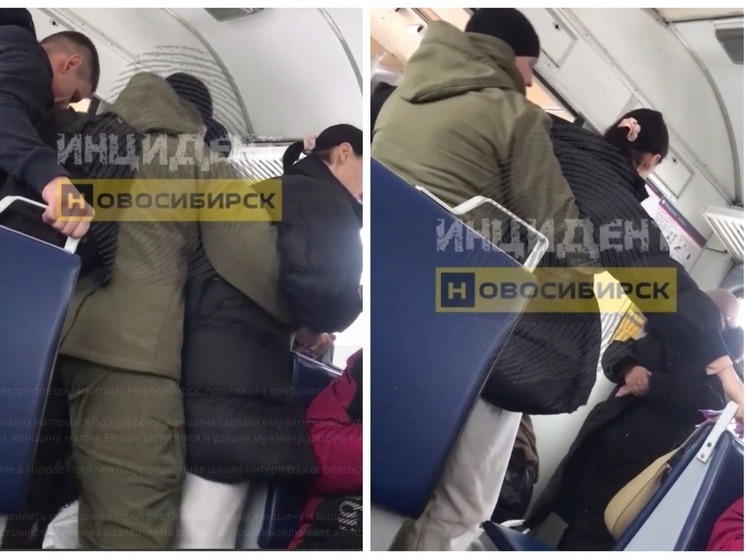 В Новосибирской электричке пассажиры подрались из-за учительницы