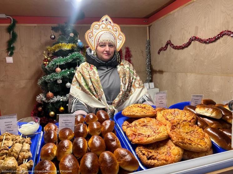 23 декабря на Лыбедском бульваре в Рязани открылась новогодняя ярмарка