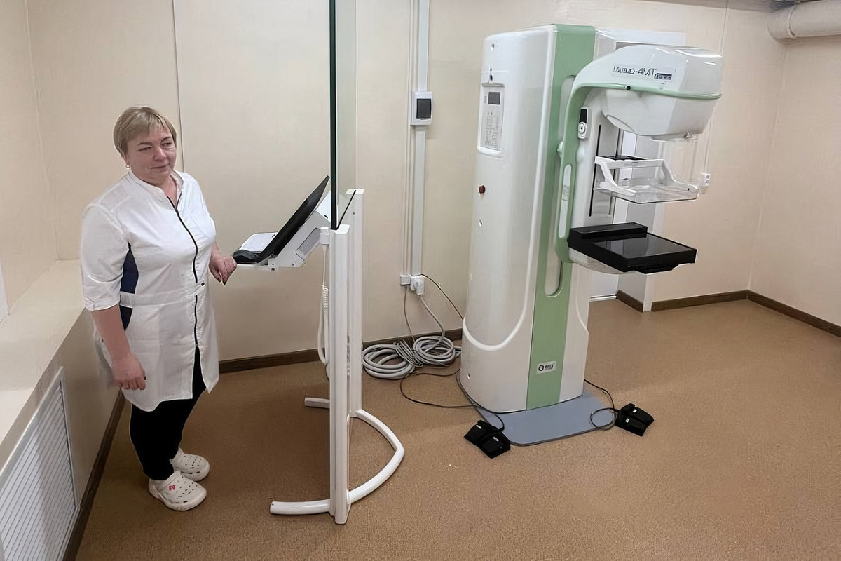 Цифровой маммограф установили в Устьянской ЦРБ