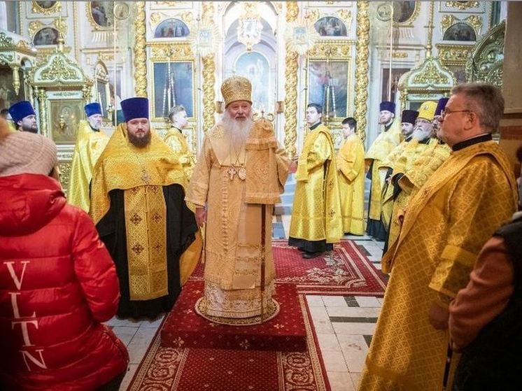 Всенощное бдение прошло в Ахтырском кафедральном соборе Орла