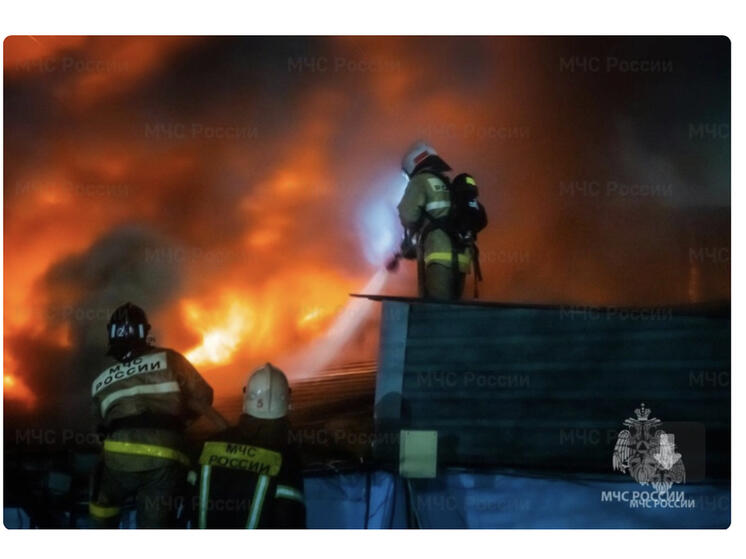 В Руднянском районе загорелся жилой дом