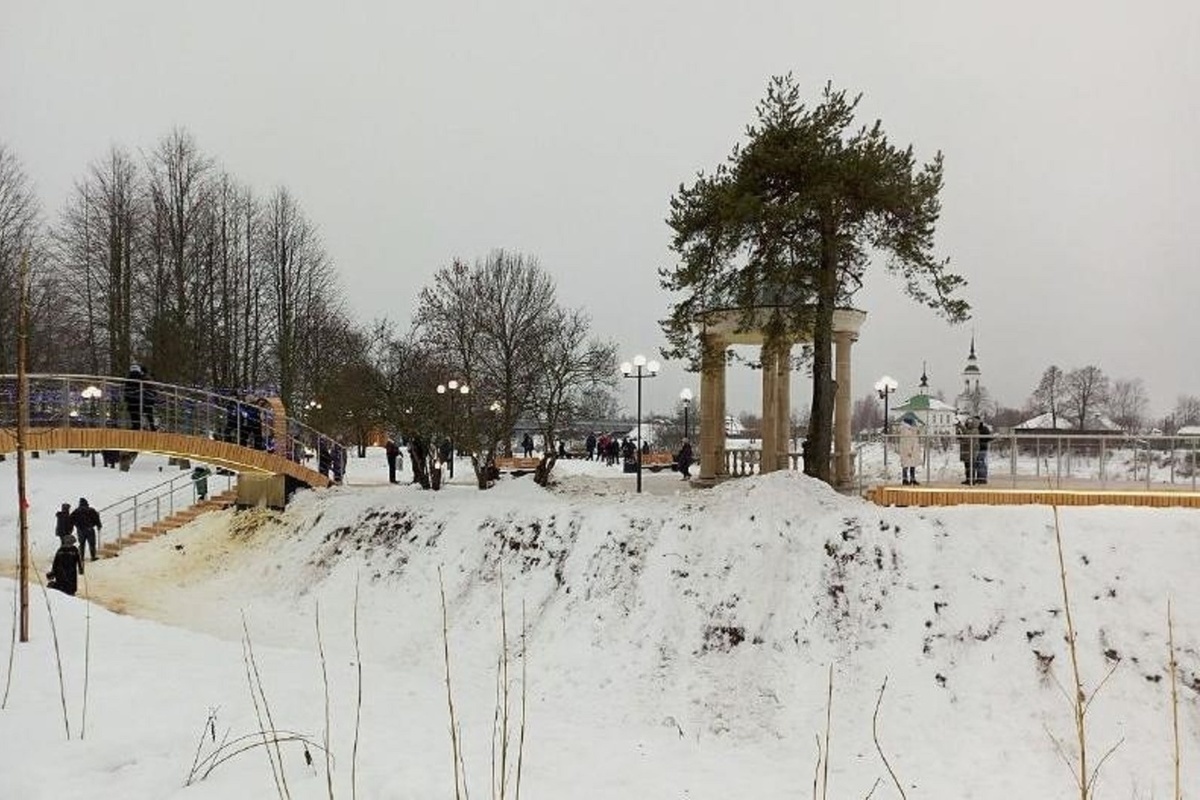 В костромском Буе открыли новый городской парк «Стрелка»