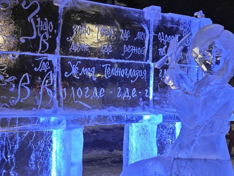 Фестиваль ледяных скульптур прошел в Вологде