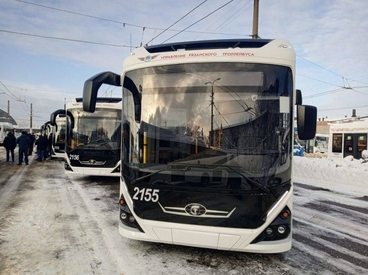 Новые троллейбусы в Рязани направят на 4 маршрута