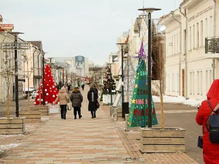В Туле на улице Металлистов поставлены креативные елки