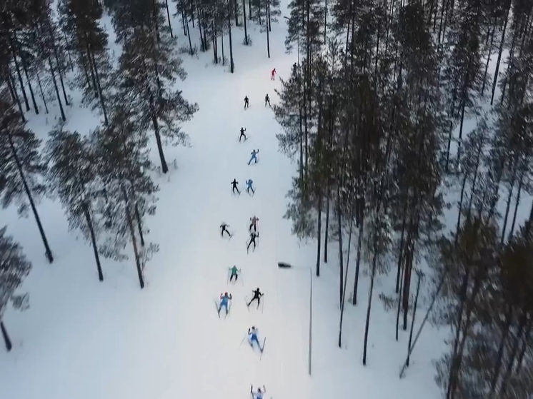 В Муравленко новую лыжероллерную трассу открыли массовым лыжным забегом
