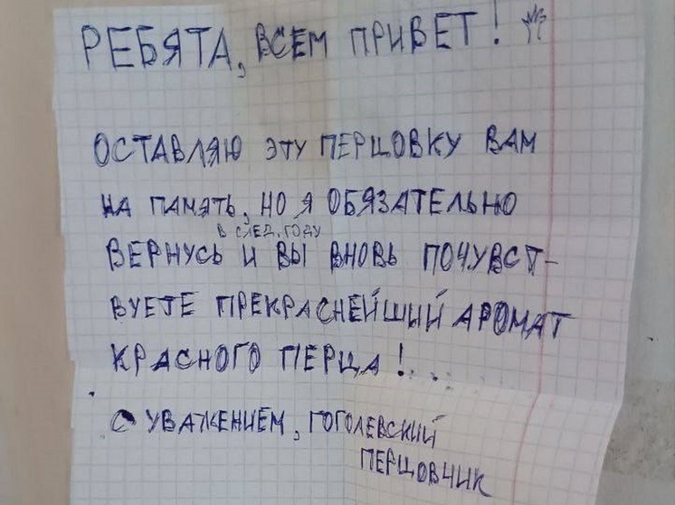 «Гоголевский перцовщик» буквально отравляет жизнь жильцам общежития ДВФУ