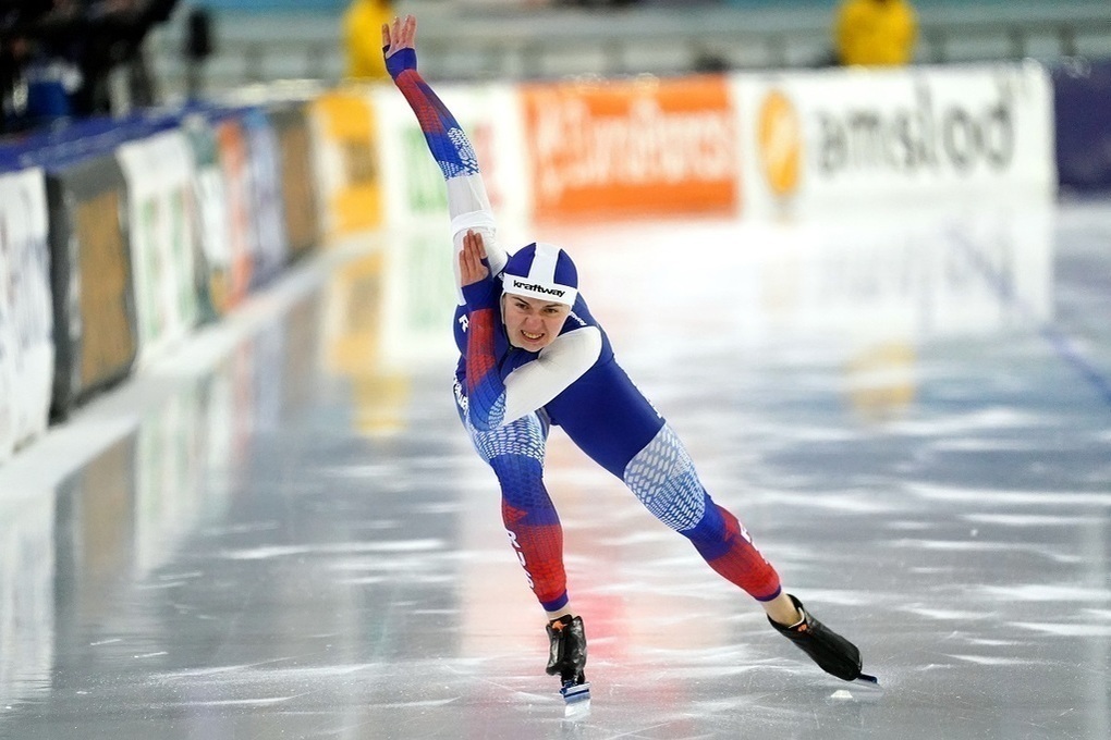 Конькобежка Качанова завоевала третье золото на чемпионате России