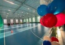 В читинском поселке Восточный открыли новый модульный спортивный зал