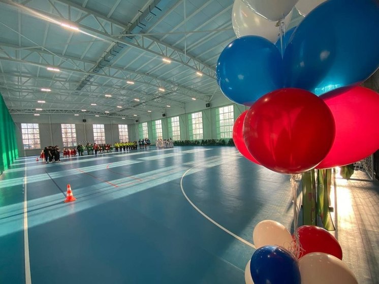 Новый модульный спортивный зал открыли в поселке Восточный в Чите