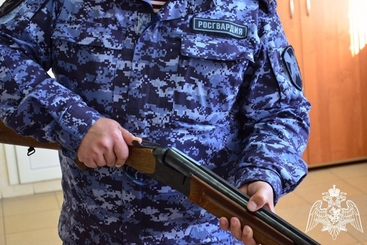 Тамбовские росгвардейцы за неделю изъяли 20 единиц оружия