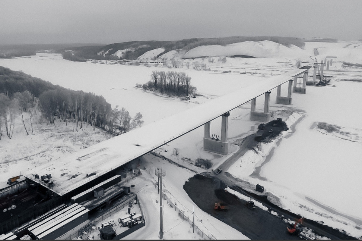 Власти рассказали, как продвигается строительство Звездного моста на обходе Кемерова