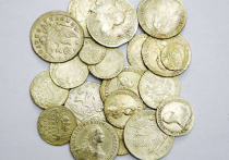 Монеты долгое время пролежали в грунте

