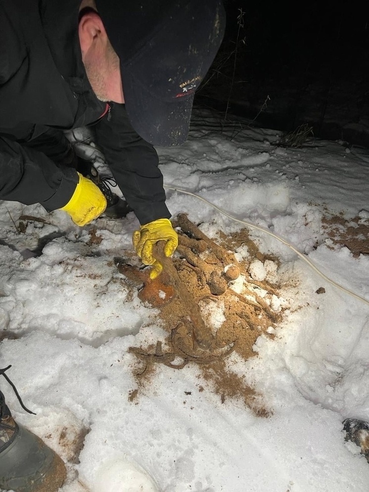 В Тверской области во время стройки нашли останки красноармейцев