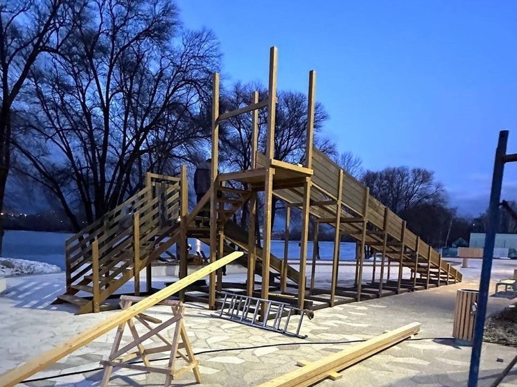 Белгородцы смогут покататься на горке в парке «Берега»