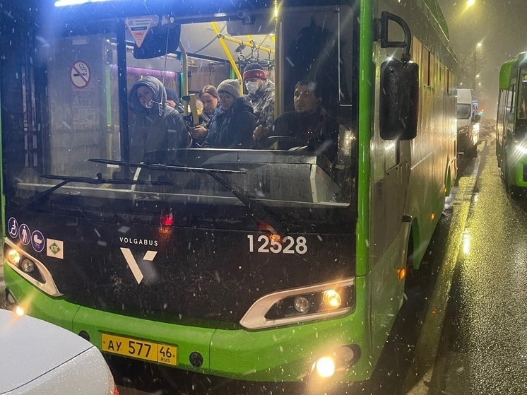 В Курске водитель автобуса Volgabus напал на автоледи