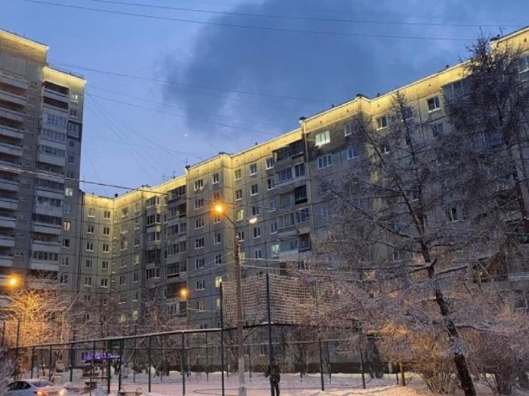 В Красноярске установили подсветку на пяти домах по улице Конституции СССР