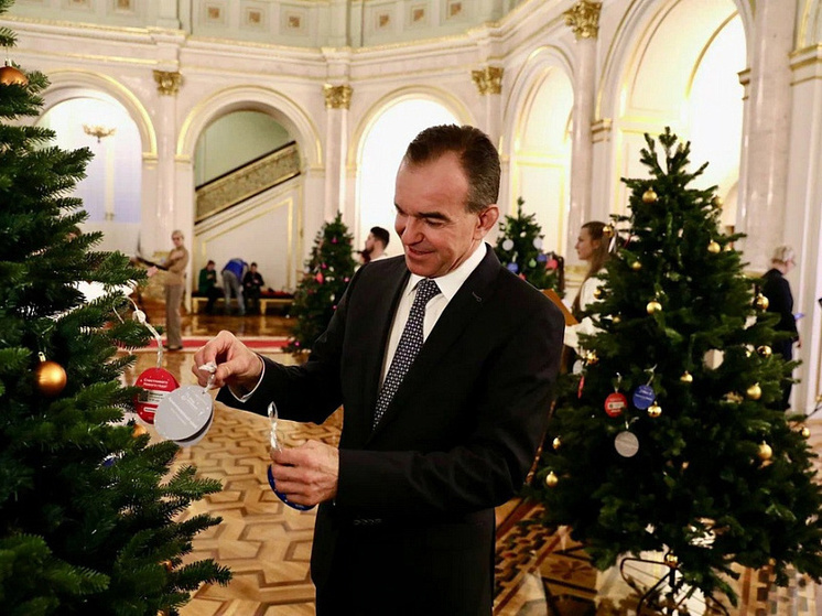 Губернатор Кубани принял участие во всероссийской акции «Ёлка желаний»