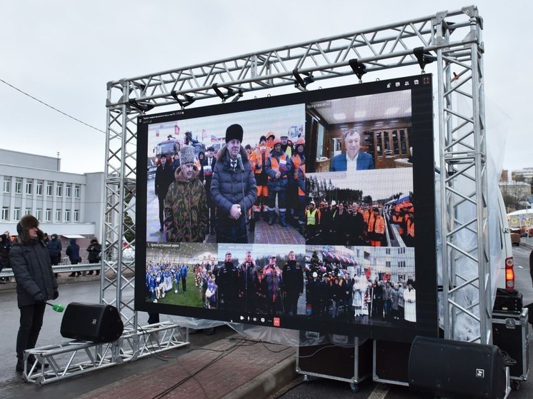 В Брянске торжественно открыли Славянский мост