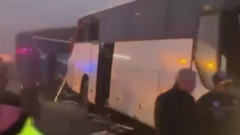 Видео смертельной аварии двух автобусов в Турции попало на видео