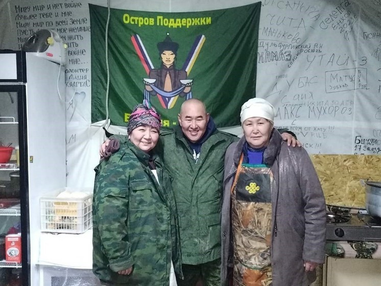 Волонтёры из Тунки ездили в Крым помочь бойцам из Бурятии
