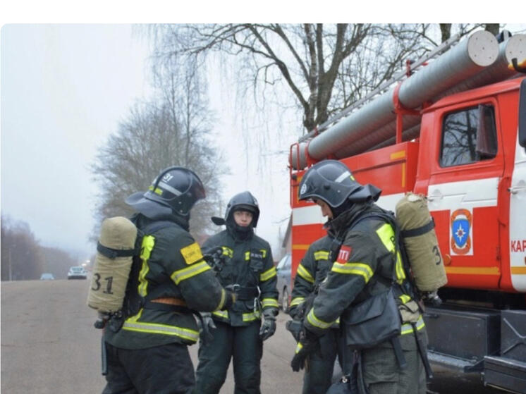 В Кардымовском районе сгорел полностью жилой дом