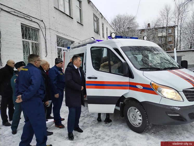 Владимирским спасателям передали новый спецтранспорт