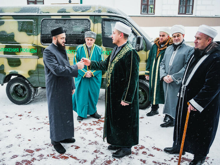 В Татарстане имамы купили броневик для мобилизованных земляков